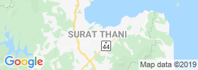 Surat Thani map